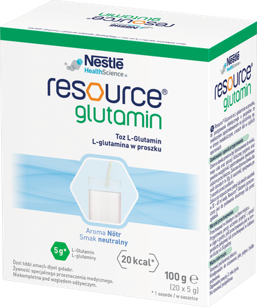 NESTLE Resource Glutamin  paketėliai, 20 vnt.