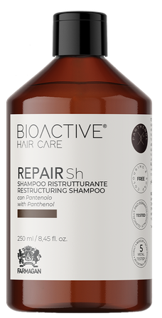 BIOACTIVE BIOACTIVE HAIR CARE, Atkuriamasis plaukų šampūnas šampūnas, 250 ml