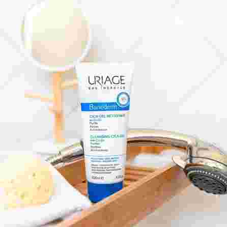 URIAGE Bariederm Cica Cu-Zn valomasis gelis veidui, 200 ml