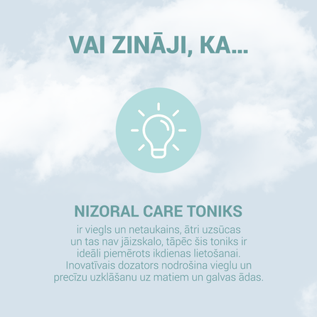 NIZORAL Care cosmetic scalp  tonikas, 100 ml