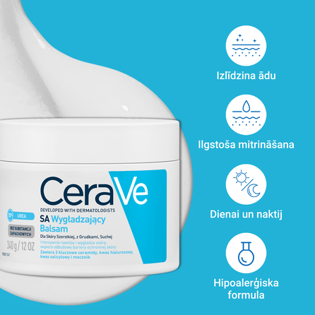 CERAVE SA Smoothing kūno kremas, 340 g