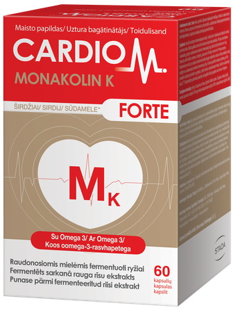 CARDIOM Monokolin kapsulės, 60 vnt.