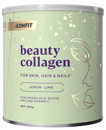 ICONFIT Beauty Collagen - Lemon-Lime milteliai, 300 g