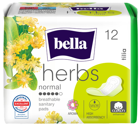 BELLA Herbs Tilia Aroma  higieniniai paketai, 12 vnt.