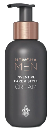 NEWSHA Men Inventive Care&Style plaukams ir odai skirtas maitinamasis kremas, 125 ml