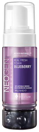 NEOGEN Dermalogy Real Fresh Foam - Blueberry valomosios putos, 120 g