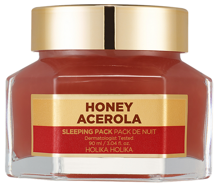 HOLIKA HOLIKA Honey Sleeping Pack (Acerola Honey) veido kaukė, 90 ml
