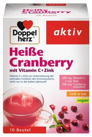 DOPPELHERZ Aktiv Heise Spanguolės+C+Zinc milteliai, 10 vnt.