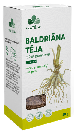 NATĒJA valerijono šaknų biri arbata, 50 g