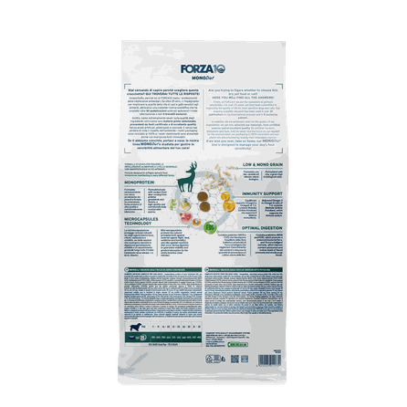 FORZA10 MonoDiet Medium Adult, su elniena ir bulvėmis, šunims sausas pašaras, 12 kg