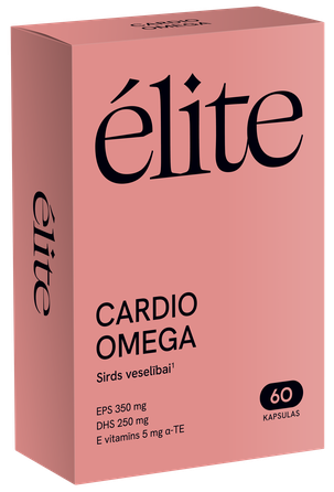 ELITE Cardio Omega kapsulės, 60 vnt.