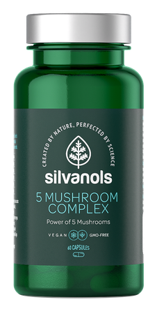 SILVANOLS 5 Mushroom Complex kapsulės, 60 vnt.