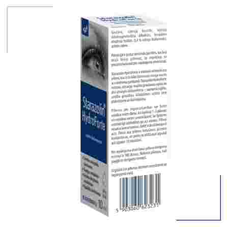 STARAZOLIN   HydroForte akių lašai, 10 ml