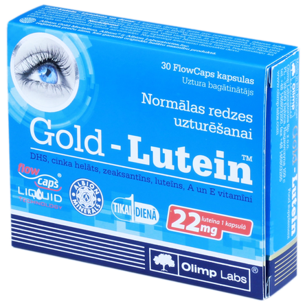 OLIMP LABS Gold-Lutein kapsulės, 30 vnt.