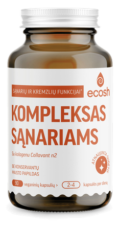 ECOSH kompleksas sąnariams, su kolagenu Collavant n2 kapsulės, 90 vnt.