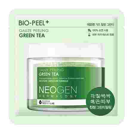 NEOGEN Dermalogy Bio-Peel - Green Tea negyvųjų odos ląstelių šveitiklis, 8 vnt.