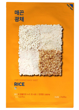 HOLIKA HOLIKA Pure Essence Rice veido kaukė, 23 ml
