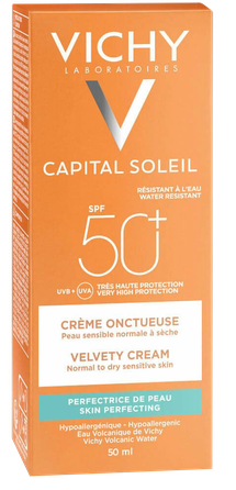 VICHY Capital Velvety SPF50+ veido kremas, 50 ml