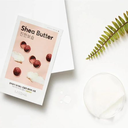 MISSHA Airy Fit Shea Butter veido kaukė, 19 g