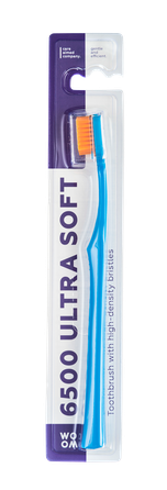 WOOM 6500 Ultra Soft labai minkštas dantų šepetėlis, 1 vnt.
