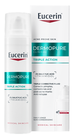 EUCERIN DermoPure Clinical Triple Correcting skystis, 40 ml