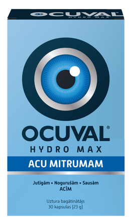 OCUVAL Hydro Max kapsulės, 30 vnt.