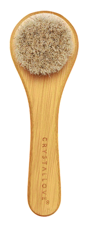 CRYSTALLOVE Bamboo veido šepetėlis, 1 vnt.