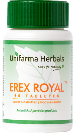UNIFARMA HERBALS Erex Royal tabletės, 60 vnt.