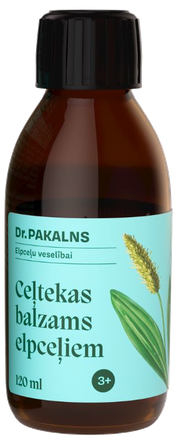 DR. PAKALNS kvėpavimo takų gleivinės nuraminimui  balzamas, 120 ml