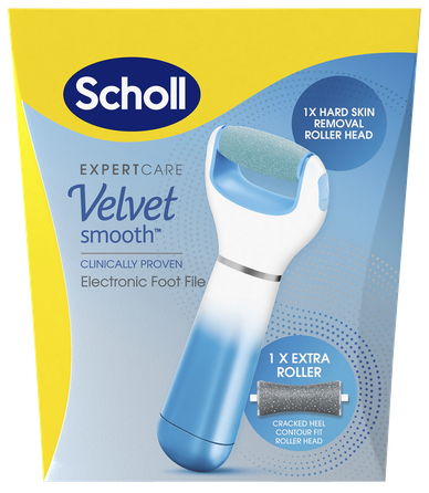 SCHOLL Velvet Smooth elektroninė pėdų dildė, 1 vnt.