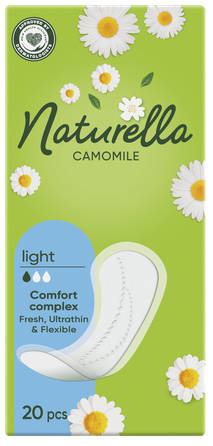 NATURELLA  Camomile Light įklotai, 20 vnt.