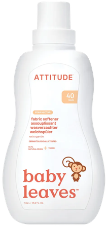 ATTITUDE Pear Nectar vaikų drabužiams skirtas skalbinių minkštiklis, 1000 ml