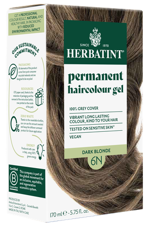HERBATINT 6N Dark Blonde plaukų dažai, 170 ml