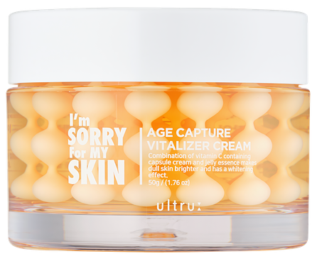 I'M SORRY FOR MY SKIN Age Capture Vitalizer šviesinantis ir drėkinantis veido kremas, 50 g