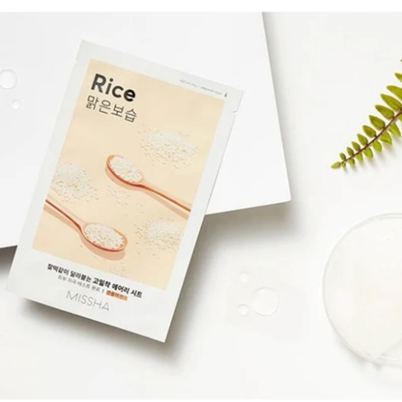 MISSHA Airy Fit Rice veido kaukė, 19 g