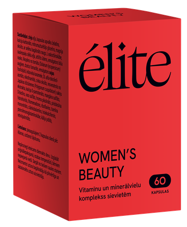 ELITE Women’s Beauty vitaminų, mineralų ir antioksidantų kompleksas kapsulės, 60 vnt.