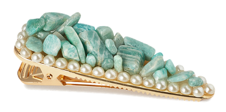 CRYSTALLOVE Amazonite plaukų segtukas, 1 vnt.