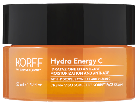 KORFF Hydra Energy C KORFF drėkinamasis ir stangrinamasis su vitaminu C veido kremas, 50 ml