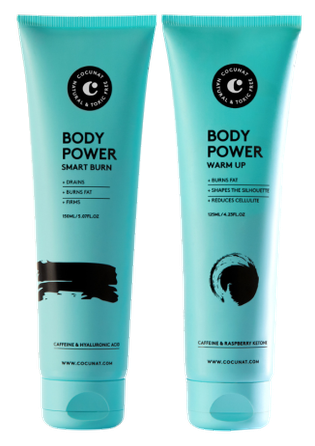 COCUNAT Smart Burn + Warm Up 150 ml + 125 ml Body Power rinkinys, 1 vnt.