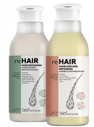 REHAIR silpniems, slenkantiems plaukams kondicionierius, 250 ml