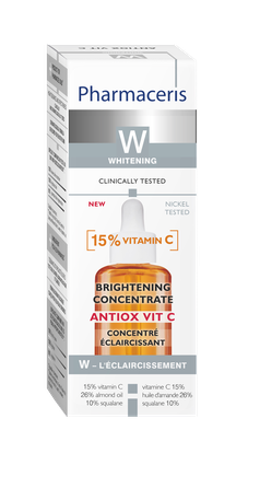 PHARMACERIS W Antiox Vit C Brightening with 15% Vit C susikoncentruoti, 30 ml