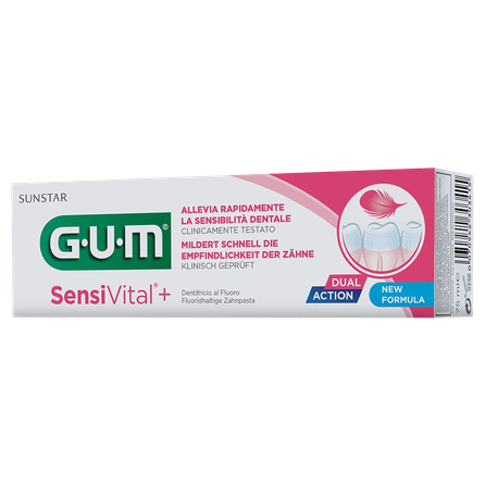 GUM SensiVital+  dantų pasta, 75 ml