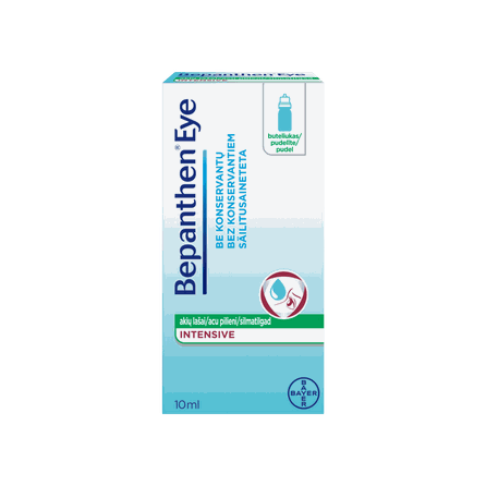 BEPANTHEN Eye Intensive akių lašai, 10 ml