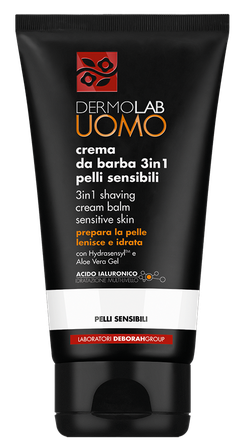 DERMOLAB 3 in 1 for Sensitive Skin, Shaving Cream balzamas, 150 ml