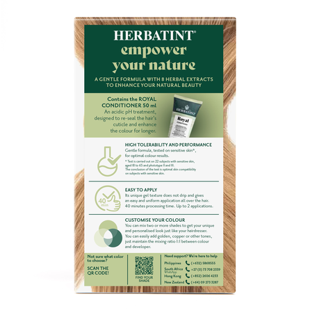 HERBATINT 8D Light Golden Blonde plaukų dažai, 170 ml