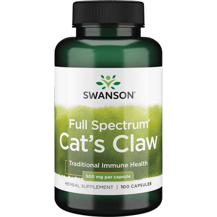 SWANSON Una de gato (Cats claw), imuninei sistemai,  kapsulės, 100 vnt.