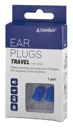 4-COMFORT Travel ausų kamštukai, 2 vnt.