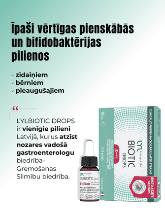 LYL BIOTIC Drops lašai, 10 ml