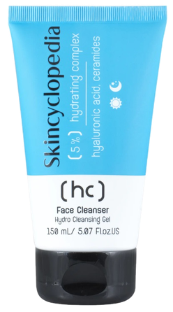 SKINCYCLOPEDIA su drėkinamuoju kompleksu, hialurono rūgštimi, keramidais ir niacinamidu veido prausiklis, 150 ml