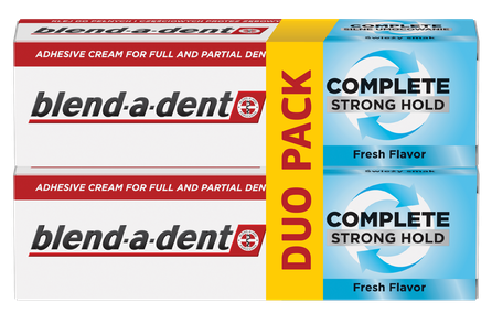 BLEND-A-DENT Original  1 + 1 protezų klijai, 47 g